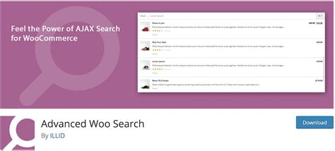 Advanced Woo Search – WordPress plugin .